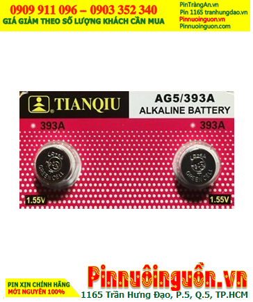 Tianqiu AG5 LR754 _Pin cúc áo 1.5v Alkaline Tianqiu AG5 LR754  LR48 393A |HẾT HÀNG