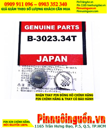 Pin sạc SOLAR Seiko TS920E (Part B-3023-34T), Pin đồng hồ Seiko Kinetic TS920E chính hãng