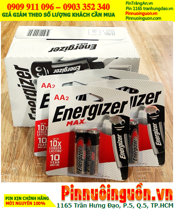 COMBO 1HỘP 20vỉ=40viên Pin AA 1.5v Energizer E91-BP/lLR6 (Loại vỉ 2viên) _Giá chỉ 639.000đ/HỘP 40viên