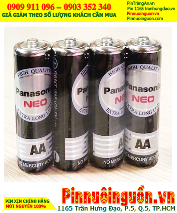 Panasonic R6NT/4SB; Pin AA 1.5v Panasonic R6NT/4SB Extra Heavy Duty /Xuất xứ Indonesia (Vỉ 4viên)