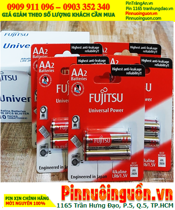 COMBO 1HỘP 10vỉ =20viên Pin AA 1.5v Alkaline Fujitsu LR6-FU-W chính hãng _Giá 229.000đ/HỘP20viên