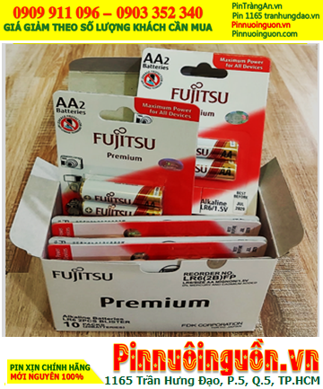 COMBO 1HỘP 20viên Pin Fujitsu Premium Alkaline LR6(2B)FP (Indonesia) _Giá chỉ 269.000đ/HỘP 10vỉ