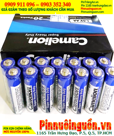 COMBO 1hộp=40viên Pin AA 1.5v Camelion R6P/2S chính hãng _Giá 85.000/hộp 40viên