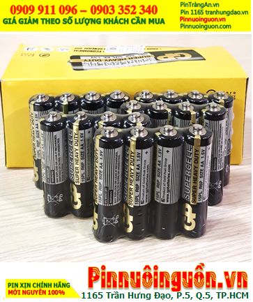 COMBO 01HỘP=40viên (Gói 04viên) Pin AA 1.5v GP Supercell 15PL-2S4 SuperHeavy Duty _Giá chỉ 109.000đ/Hộp 40viên