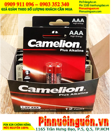 COMBO 01Hộp 12vỉ=24 viên) Pin AAA 1.5v Camelion Plus LR03-AM4 _Giá chỉ 204.000đ/Hộp