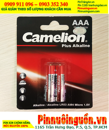 Camelion Plus LR03-AM4; Pin AAA 1.5v Alkaline Camelion Plus LR03-AM4 Mignon (MẪU MỚI)