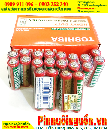 COMBO 1 HỘP 40viên Pin AAA 1.5v Toshiba R03KG SP-2TGTE (Vỏ cam-vàng) _Giá chỉ 119.000/Hộp 40VIÊN