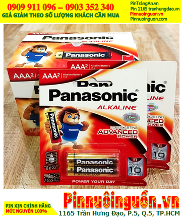 COMBO 1hộp 12vỉ Pin Alkaline AAA 1.5v Panasonic LR03T/2B chính hãng _Giá chỉ 282.000đ/ Hộp 24viên