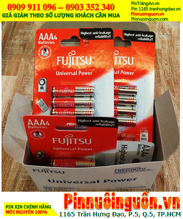 COMBO 1HỘP 10vỉ =40viên Pin AAA 1.5v Alkaline Fujitsu LR03-FU-W chính hãng _Giá 419.000đ/HỘP 40viên