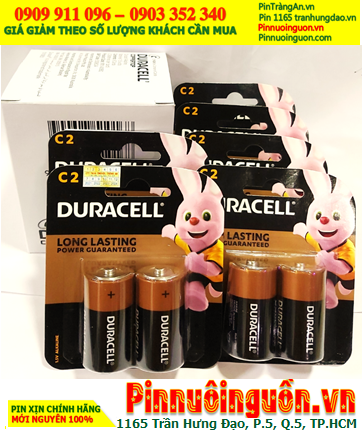 COMBO MUA 01HỘP 6vỉ Pin C 1.5v Duracell MN1400-LR14  (MẪU MỚI) _Giá chỉ 492.000đ/HỘP 12viên