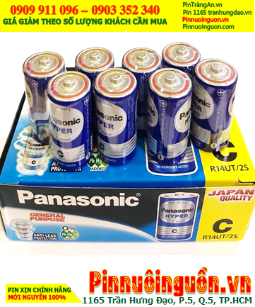 COMBO 1HỘP Pin trung C 1.5v Panasonic R14UT/2S Hyper (X.xứ Indonesia) _Giá chỉ 179.000đ/Hộp 24viên