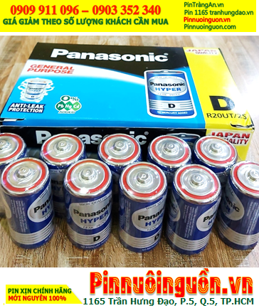 COMBO mua 01hộp=24viên Pin đại D 1.5v Panasonic R20UT/2S chính hãng _Giá 229.000/hộp 24viên