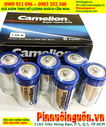 COMBO 1HỘP 12viên Pin đại D 1.5v Camelion R20P-UM1 Heavy Duty _Giá chỉ 118.000đ/ HỘP 12viên