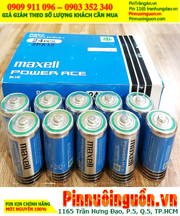 COMBO 01Hộp 24viên Pin D 1.5v Maxell Power ACE R20C (Vỏ xanh) chính hãng _Giá chỉ 219.000đ/Hộp