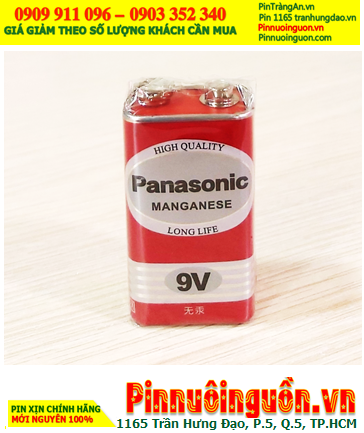 Pin Panasonic 6F22DT/1S; Pin 9v vuông Panasonic 6F22DT/1S Hi-top High Quality (Loại gói 01viên)