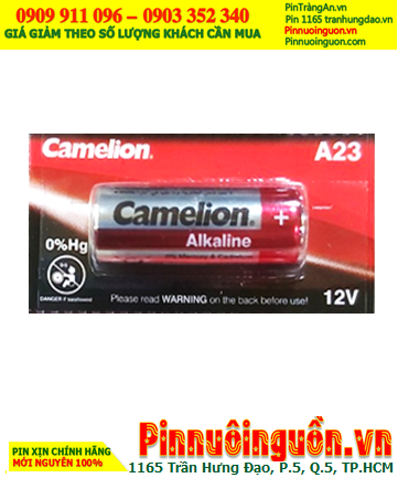 Pin 12v Pin A23 _Pin Camelion A23; Pin Remote điều khiển 12V CamelionA23, 23AE, MN23 chính hãng