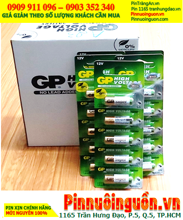 COMBO 01Hộp 20vỉ=100 viên Pin Remote 12v GP 23AE High Voltage  _Giá chỉ 1.060.000đ/ HỘP 100viên