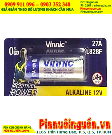 Pin 12v Pin A27 _Pin Vinnic A27; Pin Remote điều khiển 12V Vinnic 27A, L828F, 27AE, MN27 (Vỉ giấy)