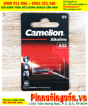 Camelion A32 Pin Remote điều khiển 9v Alkaline Camelion A32, 32A (Loại vỉ 1viên)