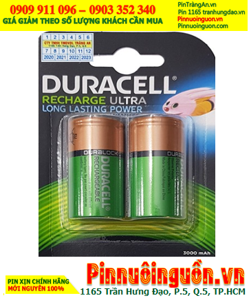 Duracell C2200mAh; Pin sạc C1.2v Duracell C2200mAh HR14  chính hãng (Loại Vỉ 2viên) | HẾT HÀNG