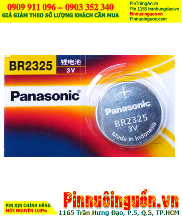 Pin Remote Ôtô BR2325; Pin điều khiển Ôtô Panasonic BR2325 lithium 3.0v (Xuất xứ Indonesia)