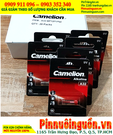 COMBO MUA 01 HỘP 10vỉ Pin 12v  Camelion A32 Alkaline 9v Pin Remote cửa _Giá chỉ 409.000đ/Hộp