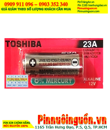 Pin Remote 12v; Pin 12v; Pin Toshiba A23 (LRV08, 23A,A23S,L1028) Alkaline chính hãng