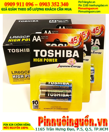 COMBO hộp 12 vỉ (24viên) Pin AA 1.5v Alkaline Toshiba LR6GCP BP-2PV _Giá chỉ 239.000đ/ Hộp