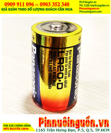 Panasonic LR20.D, LR20XWA, Pin Alkaline 1.5v Panasonic LR20.D, LR20XWA  (Made in Belgium)| HÀNG CÓ SẲN