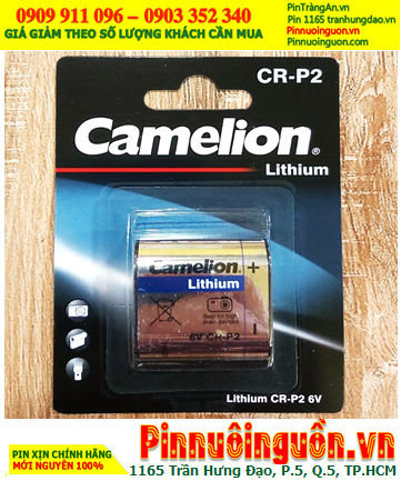 Camelion CR-P2, Pin CR-P2; Pin 6v lithium Camelion CR-P2 chính hãng (MẪU MỚI) /Loại vỉ 1viên