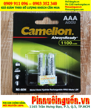 Camelion NH-AAA1100ARBP2, Pin sạc thế hệ mới Camelion AlwaysReady NH-AAA1100ARBP2 1.2V