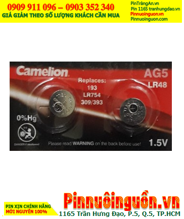 Pin AG5 LR754 -Pin cúc áo 1.5v Alkaline Camelion AG5 LR754 _1viên |HẾT HÀNG