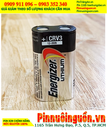 Pin Energizer CR-V3; Pin 3v Lithium Energizer CR-V3 (3000mAh) chính hãng