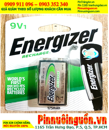 Energizer NH22-BP1 6HR61; Pin sạc 9v Energizer NH22-BP1 6HR61 175mAh chính hãng