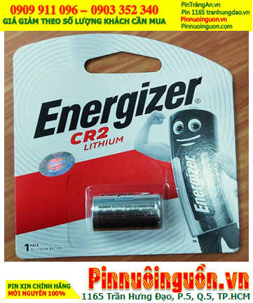 Pin Energizer CR2, CR15H27; PIn CR2; Pin 3v Lithium Energizer CR2, CR15H27 (Loại Vỉ 1viên)