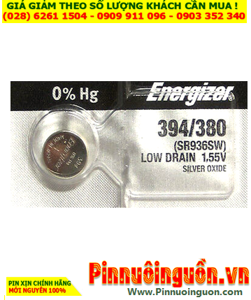 Pin SR936SW _Pin 394; Pin đồng hồ Energizer SR936SW 394 Silver Oxide 1.55v _Made in USA | HẾT HÀNG