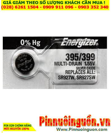 Pin SR927SW _Pin 395; Pin đồng hồ Energizer SR927SW 395 Silver Oxide 1.55v _Made in USA |HẾT HÀNG