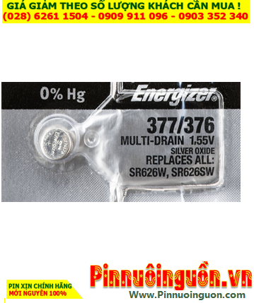 Pin SR626SW _Pin 377; Pin đồng hồ Energizer SR626SW 377 Silver Oxide 1.55v _Made in USA