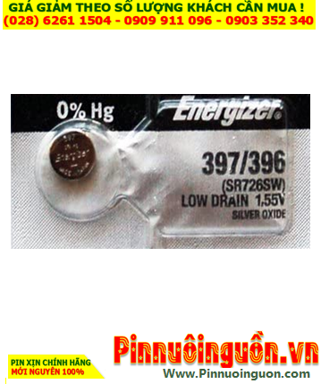 Pin SR726SW _Pin 397; Pin đồng hồ Energizer SR726SW 397 Silver Oxide 1.55v_Made in USA