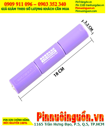 Pin sạc 3.7v 4600mAh; Pin sạc Wasing 3.7v 4600mAh _Thay pin Đèn pin Wasing chính hãng