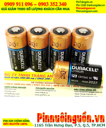 Duracell DL123A; Pin Duracell Ultra DL123A (CR17345) Photolithium 3.0v