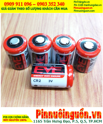 EVE CR2; Pin lithium 3.0v  EVE CR2 1/2AA 1000mAh (CR14250) chính hãng