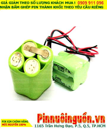 Pin roi điện 4.8v-2/3AAA350mAh, Pin dụng cụ tự NiMh vệ 4.8v-2/3AAA350mAh, Pin sạc NiMh 4.8v-2/3AAA350mAh