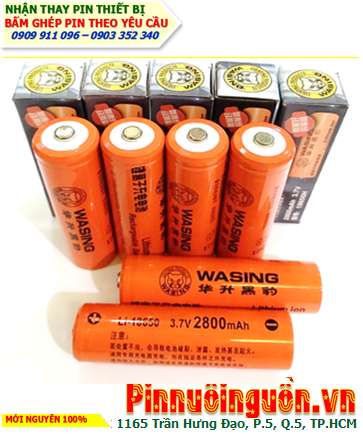 Pin QUẠT điện Pin sạc 18650 lithium 3.7v Wasing 18650 2800mAh chính hãng