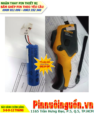 Pin FLUKE; Pin Nhiệt kế FLUKE _Thay pin Nhiệt kế FLUKE (Pin sạc lithium Li-Ion 3.7v)