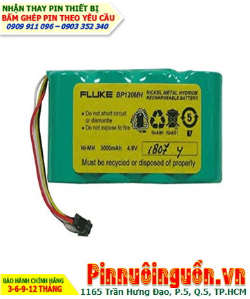 Pin Fluke BP120MH; Pin máy đo Fluke BP120MH 4.8v 3000mAh _Pin sạc 4.8v 3000mAh