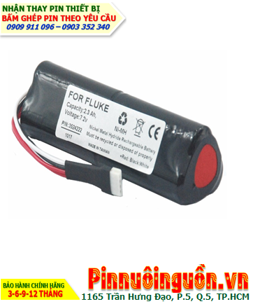 Pin FLUKE; Pin máy đo Fluke 7.2v 2300mAh _Pin sạc NiMh 7.2v 2300mAh