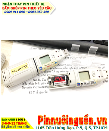 Pin máy đo nhiệt HUATO _Pin EVE ER14250 lithium 3.6v 1200mAh 1/2AA chính hãng