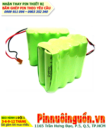 Pin NiMh 9.6v 2200mAh; Pin thiết bị Y Tế  9.6V AA2200mAh | Bảo hành 6 tháng