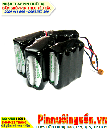 Pin NiMh 9.6v 2200mAh; Pin thiết bị Y Tế 9.6V AA2200mAh | Bảo hành 6 tháng